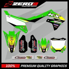 KAWASAKI MOTOCROSS GRAPHICS KIT MX DECALS : KX KXF 65 85 125 250 450 ELEMENT
