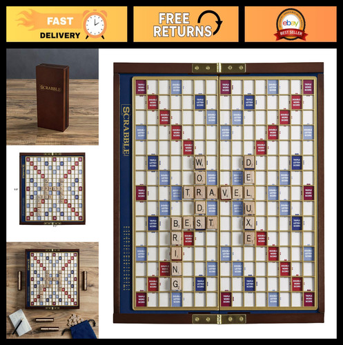 Deluxe travel scrabble game - deluxe,
