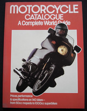 Vintage motorcycle catalogue - motorcycle,