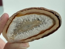 Polished Brazilian Agate slice
