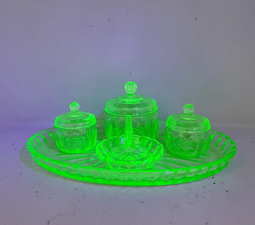 Vintage 1930s uranium glass - vintage,