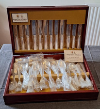 UNUSED Arthur Price 82-piece 'Harley' EPNS A1 cutlery set (8 place settings)