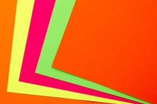 Paper neon fluorescent - neon,
