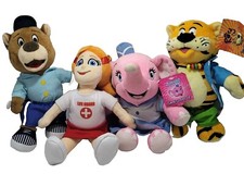 Haven Holidays Seaside Crew Bradley Anxious Polly Rory 4 x 8"cuddly Soft Toys