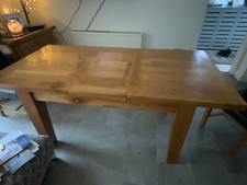 solid oak extendable dining