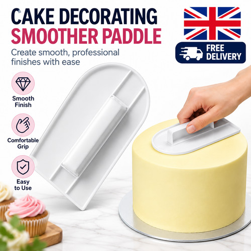 Cake decorating smoother - decorating,