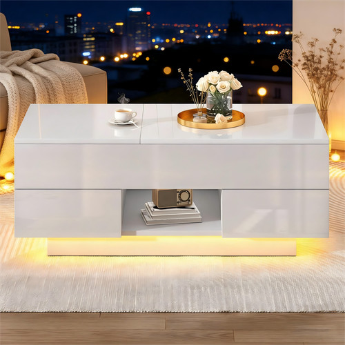 High gloss led lift top - high,