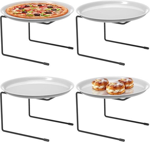 Pcs black metal pizza table - black,