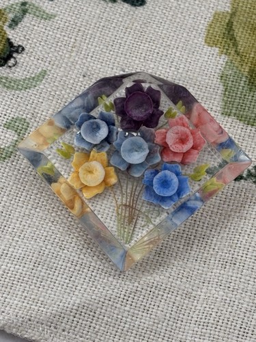 Vintage 1950s reverse carved - vintage,