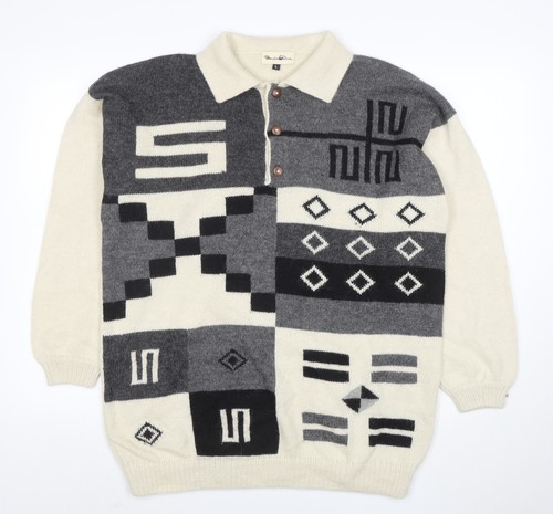Panda line men - beige, wool