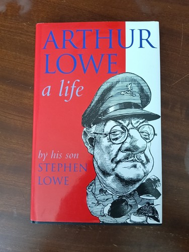 Arthur lowe hand signed book - lowe,
