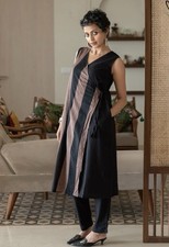 Suta XL Black and Beige Salwar