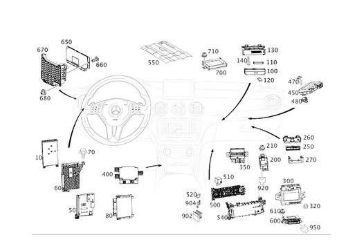 Mercedes benz genuine control - mercedes-benz,