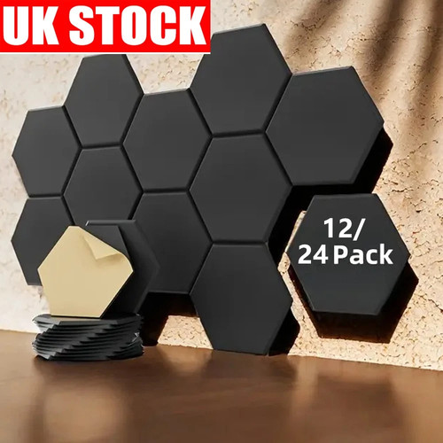 24x acoustic wall panel tiles - 24x,