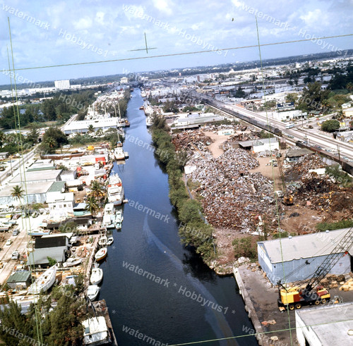 Miami river boats - metal, scrap