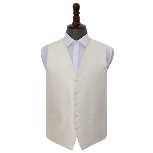 Ivory mens waistcoat woven - waistcoat,