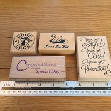 Words & Sentiments Rubber