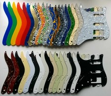 Pickguard for LEFT HAND Fender Stratocaster PAF/EMG HSS US/MiM/MiJ many colours