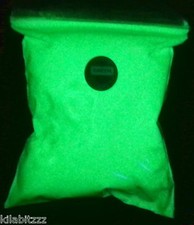 BAZICS Low priced ultra bright glow in the dark green powder - Sent from UK