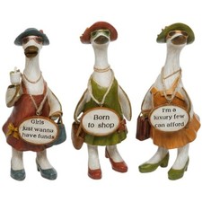 Davids Glam Girls  Message Ducks 19cm Fantastic Gift and Ornament