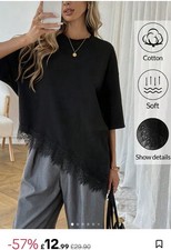 BNIB Black Casual Asymmetric