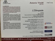 Vivaldi: L'Olimpiade -  CD