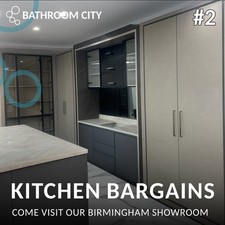 Ex Display kitchen and island unit breakfast bar