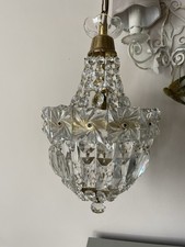 Vintage French Crystal Basket