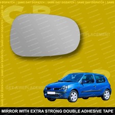 For Renault Clio mk2 wing mirror glass 94-08 Right Driver side Spherical
