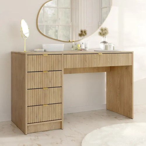 Desk with drawers - desk,
