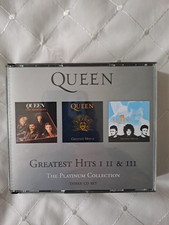 QUEEN GREATEST HITS GREATEST HITS I, II,& III THE PLATINUM COLLECTION & BOOKLET
