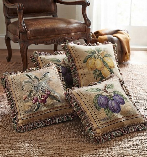 Vintage tapestry tassel - tapestry,