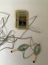 Wills Capstan Advertising plastic card string  2 markers ? Unidentified BA10