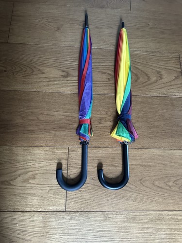 Two large multicoloured - large,