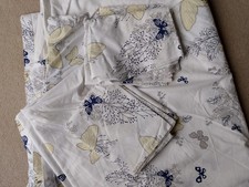 Marks and Spencer M & S King Size Duvet Cover and matching Pillow Cases White