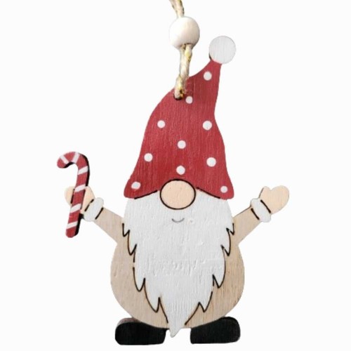Scandi gonk hanging wooden - gonk,