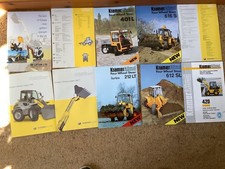 Kramer wheeled loader + misc brochures x 10