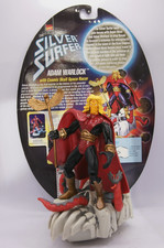 Toy Biz Marvel Silver surfer Adam Warlock action figure 1997  5.5" figure height