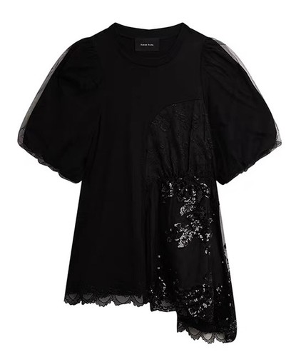 Simone rocha black puff sleeve - simone,