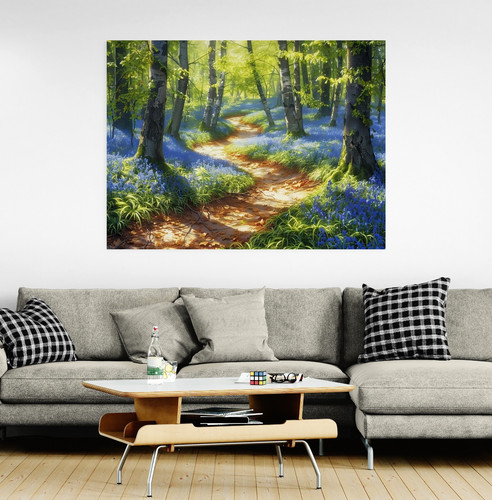 Bluebell woodland forest - bluebell,