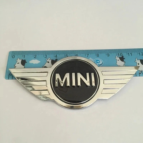 Mini badge logo front - front, bonnet