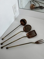 Vintage Copper Utensils Set
