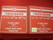 1955-56-57 CHEVROLET CHEVY CARS,TRUCKS & CORVETTE 2 VOL. SET RESTORATION MANUALS