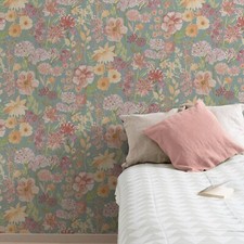 Pink Purple Floral Wallpaper