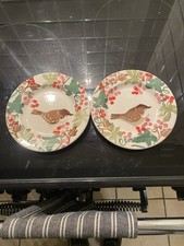 Emma Bridgewater White Bryony 6.5”Plates X2.Brand New.