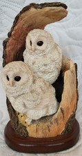 Beautiful rare Border Fine Arts Owl collection Tawny Owlets figure A27054
