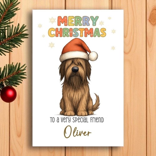Briard dog personalised - briard,
