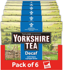 Yorkshire Tea Decaf, 6 Boxes