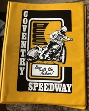 Coventry Speedway Programme Binder Holder Season
