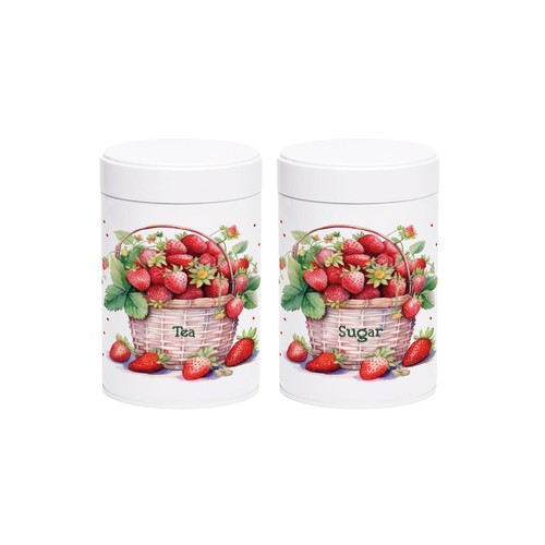 Strawberry basket tea sugar - strawberry, &
